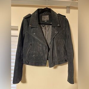 BLANK NYC suede leather jacket - small